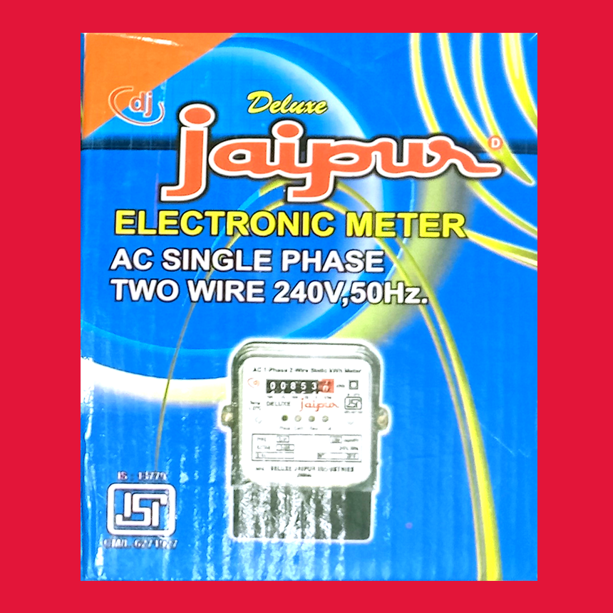 Sub Meter/Energy Meter/AC, JAIPUR 5-20A Single Phase, (Black) - Image 2