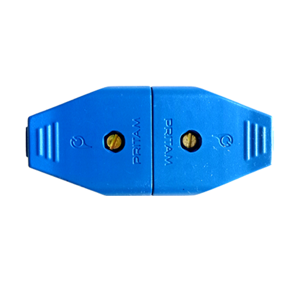Male-Female 2 Pin Plug 6 Amp PRITAM PC (Pack of 1) - Image 4
