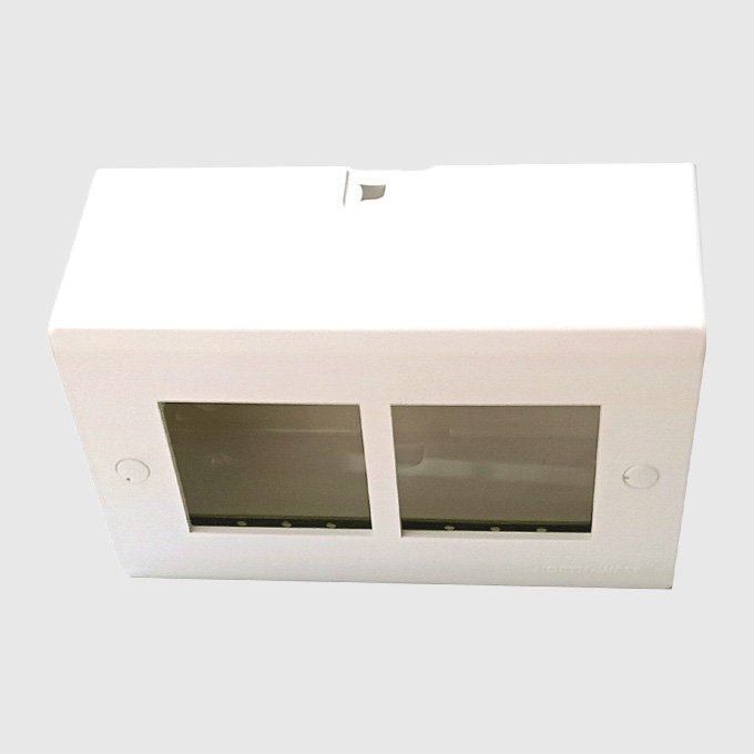 4 SM Box North West, Surface Mounted 4M Box (White) - Image 2