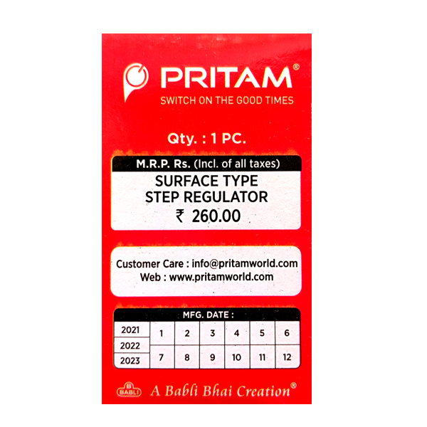 SURFACE STEP REGULATOR BIG, PRITAM PC BROWN (PACK OF 1) - Image 2